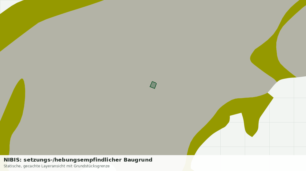 Statische Kartenansicht: NIBIS: setzungs-/hebungsempfindlicher Baugrund