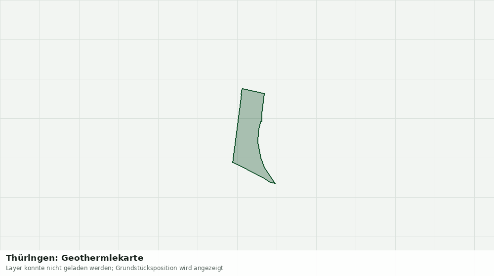 Statische Kartenansicht: Thüringen: Geothermiekarte