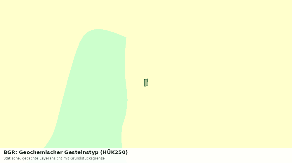 Statische Kartenansicht: BGR: Geochemischer Gesteinstyp (HÜK250)