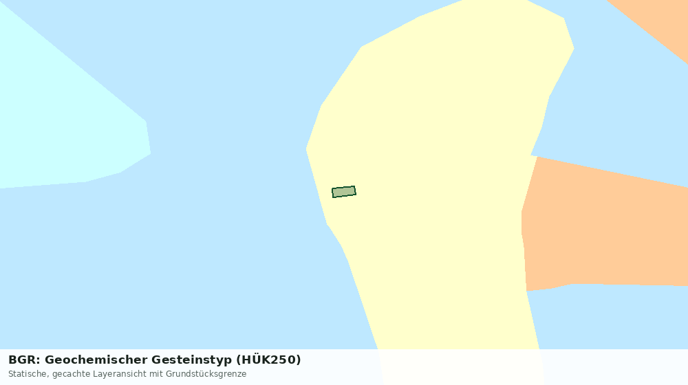 Statische Kartenansicht: BGR: Geochemischer Gesteinstyp (HÜK250)