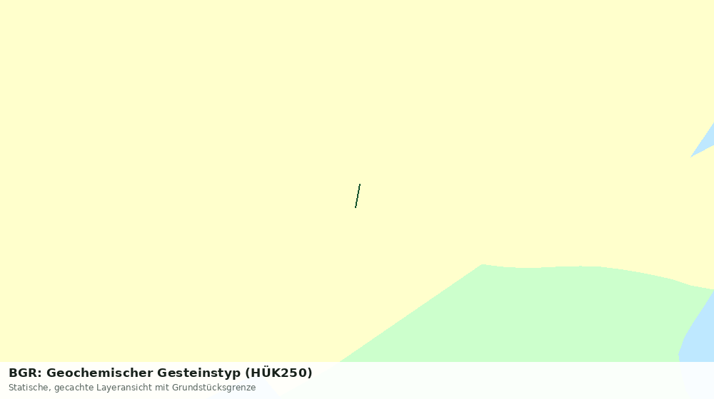 Statische Kartenansicht: BGR: Geochemischer Gesteinstyp (HÜK250)