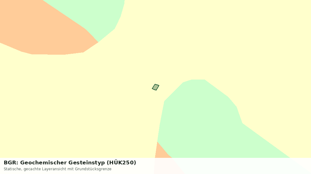 Statische Kartenansicht: BGR: Geochemischer Gesteinstyp (HÜK250)