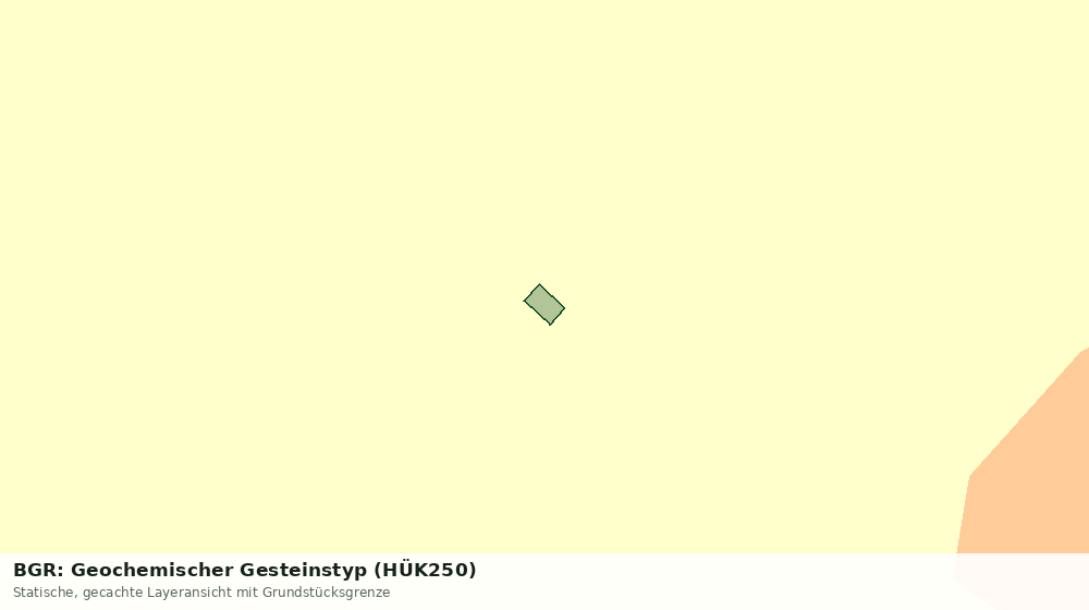 Statische Kartenansicht: BGR: Geochemischer Gesteinstyp (HÜK250)