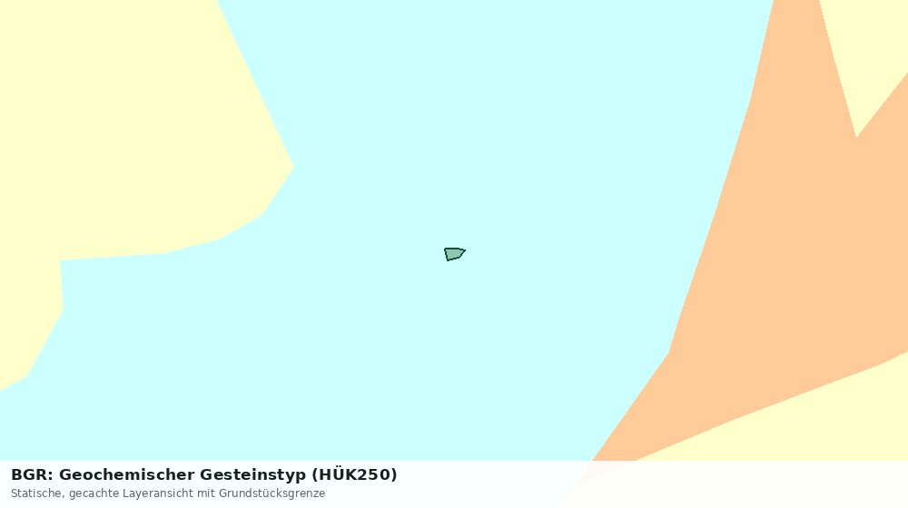 Statische Kartenansicht: BGR: Geochemischer Gesteinstyp (HÜK250)