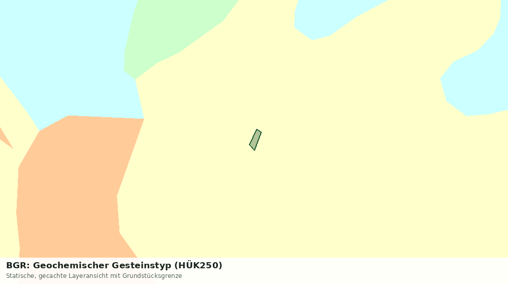 Statische Kartenansicht: BGR: Geochemischer Gesteinstyp (HÜK250)