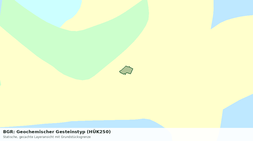 Statische Kartenansicht: BGR: Geochemischer Gesteinstyp (HÜK250)