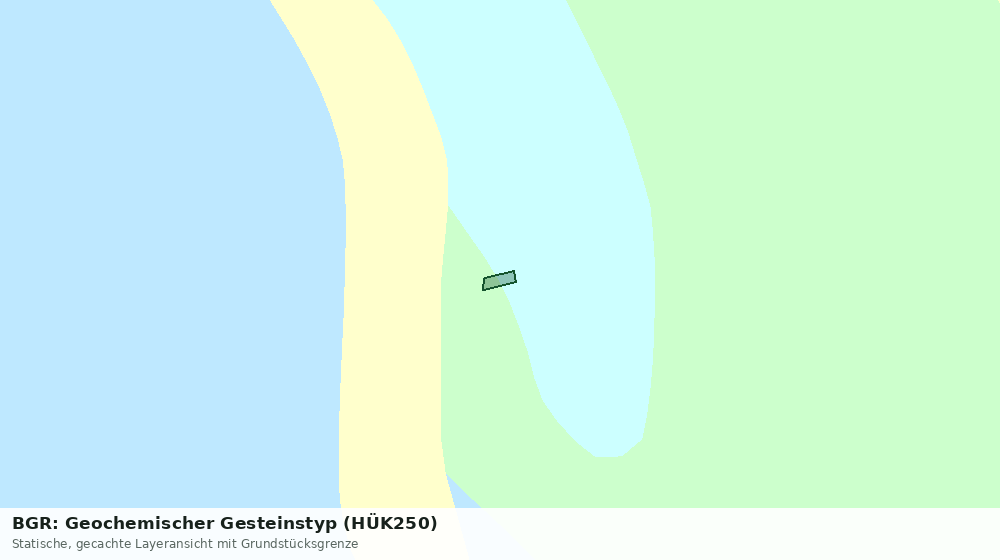 Statische Kartenansicht: BGR: Geochemischer Gesteinstyp (HÜK250)