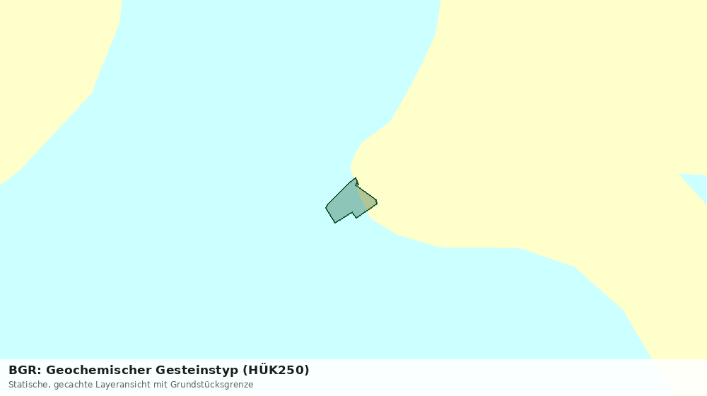 Statische Kartenansicht: BGR: Geochemischer Gesteinstyp (HÜK250)