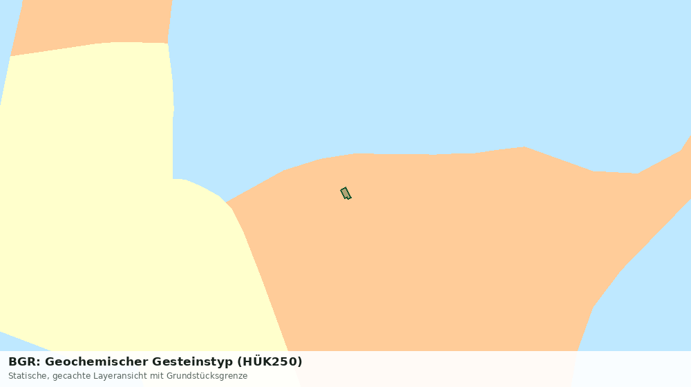 Statische Kartenansicht: BGR: Geochemischer Gesteinstyp (HÜK250)
