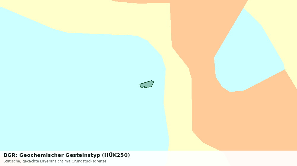 Statische Kartenansicht: BGR: Geochemischer Gesteinstyp (HÜK250)