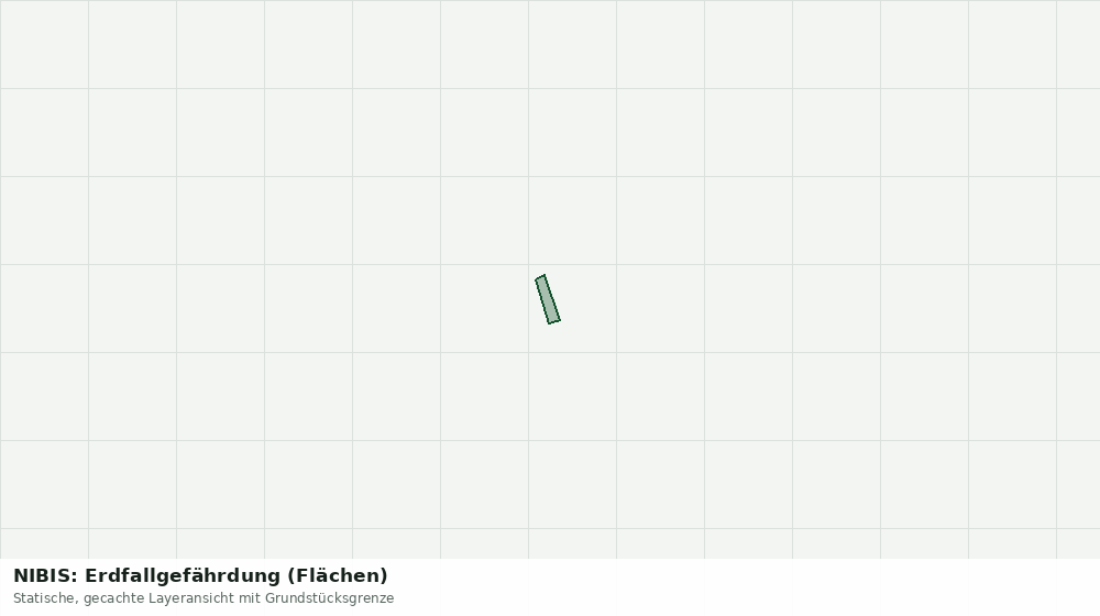 Statische Kartenansicht: NIBIS: Erdfallgefährdung (Flächen)