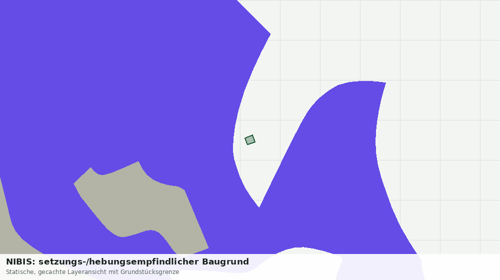 Statische Kartenansicht: NIBIS: setzungs-/hebungsempfindlicher Baugrund