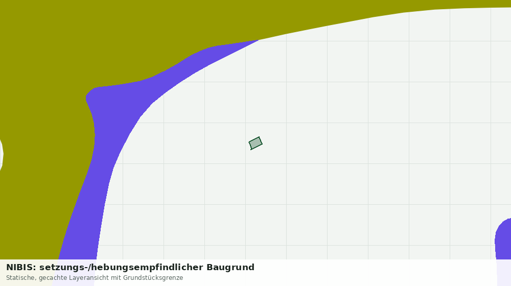Statische Kartenansicht: NIBIS: setzungs-/hebungsempfindlicher Baugrund
