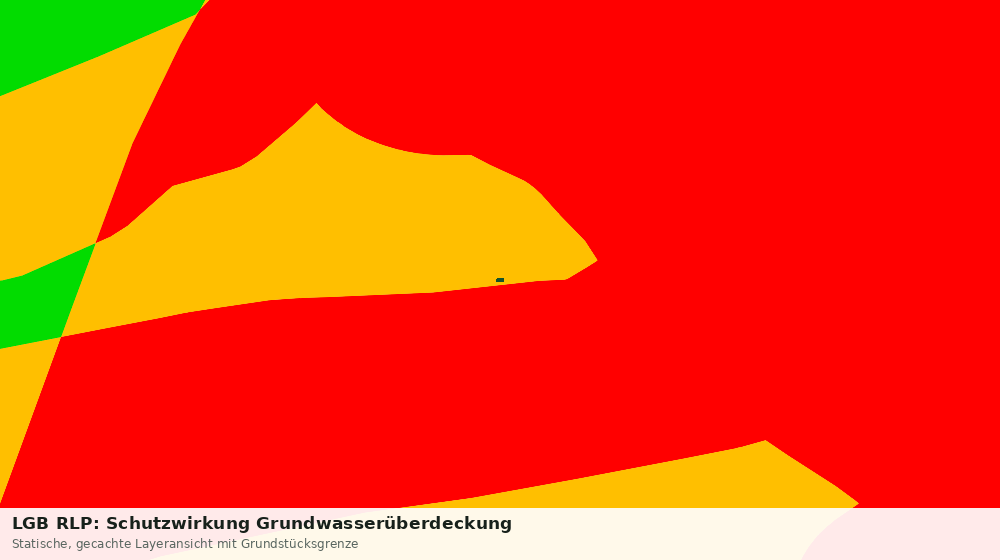 Statische Kartenansicht: LGB RLP: Schutzwirkung Grundwasserüberdeckung