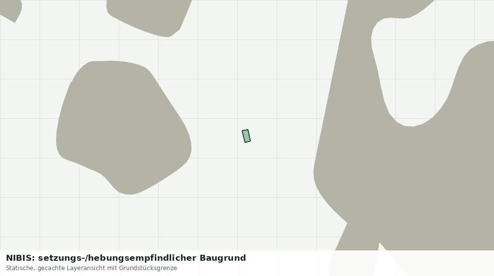 Statische Kartenansicht: NIBIS: setzungs-/hebungsempfindlicher Baugrund