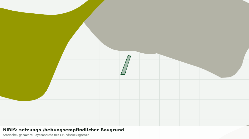 Statische Kartenansicht: NIBIS: setzungs-/hebungsempfindlicher Baugrund