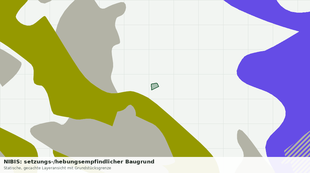 Statische Kartenansicht: NIBIS: setzungs-/hebungsempfindlicher Baugrund