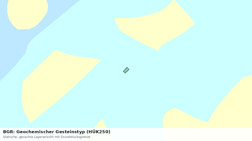 Statische Kartenansicht: BGR: Geochemischer Gesteinstyp (HÜK250)
