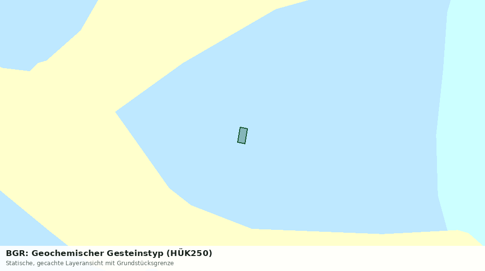 Statische Kartenansicht: BGR: Geochemischer Gesteinstyp (HÜK250)