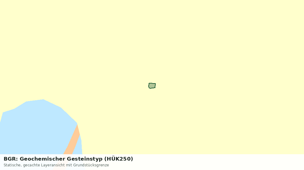 Statische Kartenansicht: BGR: Geochemischer Gesteinstyp (HÜK250)