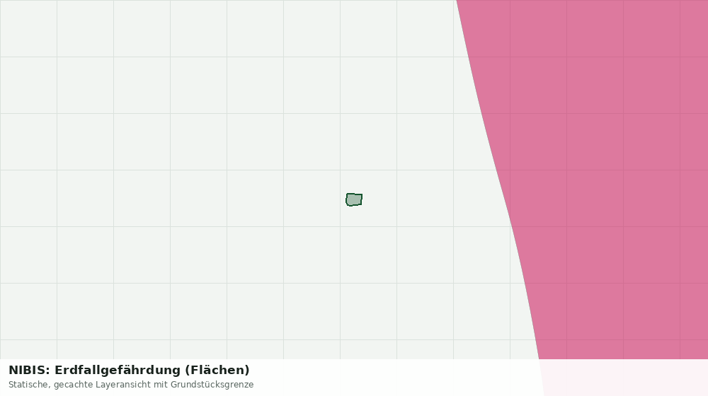 Statische Kartenansicht: NIBIS: Erdfallgefährdung (Flächen)