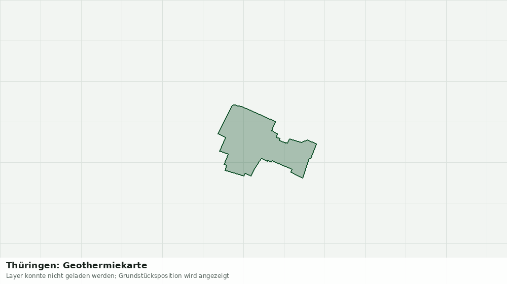 Statische Kartenansicht: Thüringen: Geothermiekarte