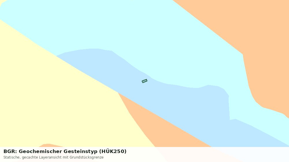 Statische Kartenansicht: BGR: Geochemischer Gesteinstyp (HÜK250)