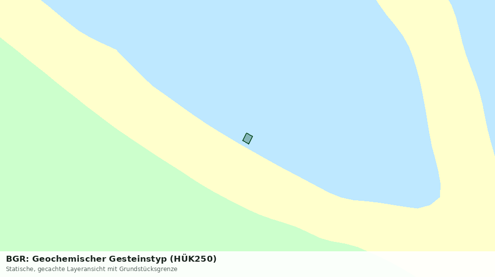 Statische Kartenansicht: BGR: Geochemischer Gesteinstyp (HÜK250)