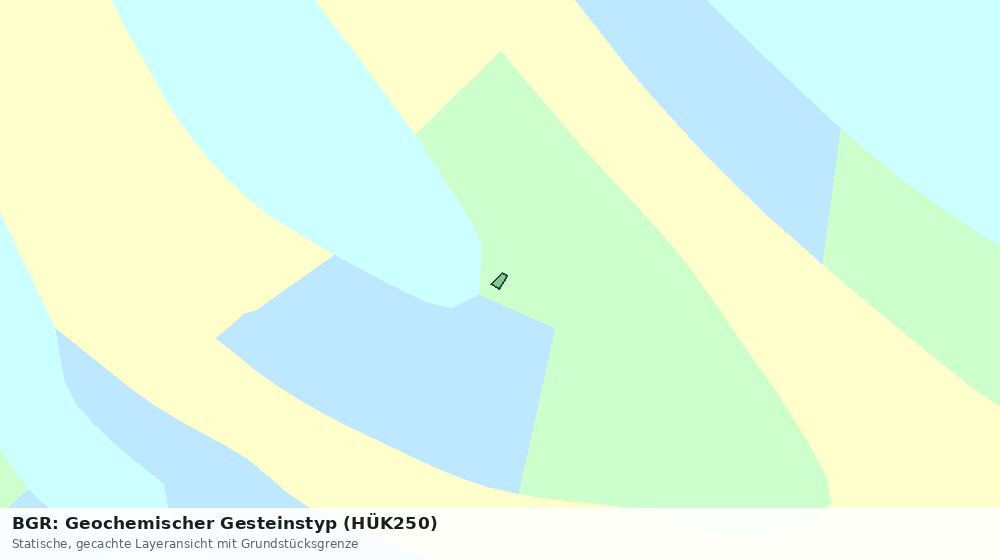 Statische Kartenansicht: BGR: Geochemischer Gesteinstyp (HÜK250)