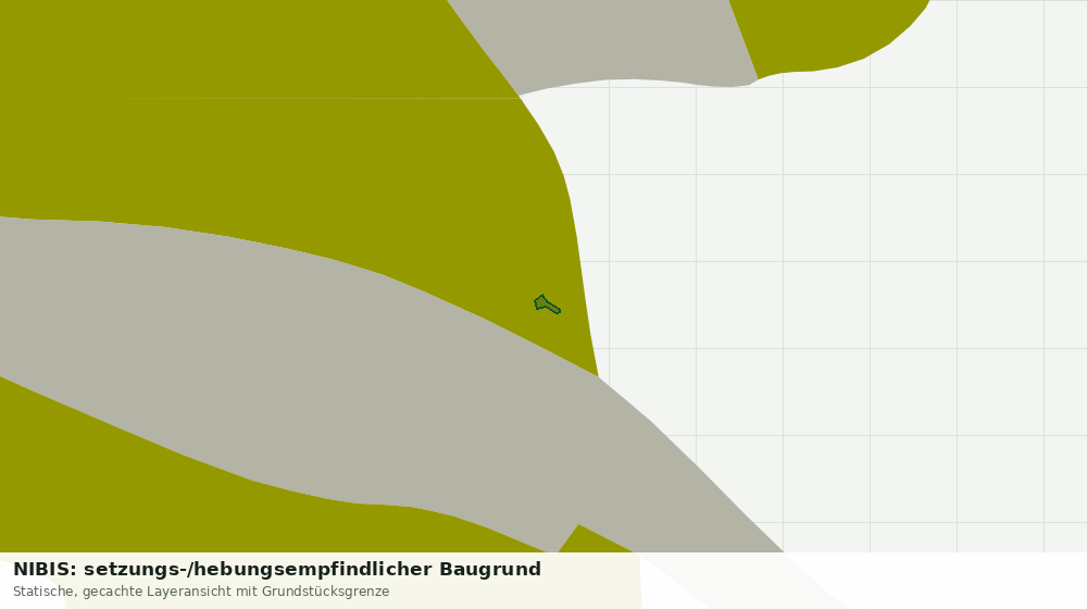 Statische Kartenansicht: NIBIS: setzungs-/hebungsempfindlicher Baugrund