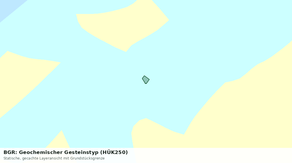 Statische Kartenansicht: BGR: Geochemischer Gesteinstyp (HÜK250)