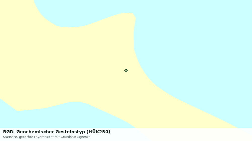 Statische Kartenansicht: BGR: Geochemischer Gesteinstyp (HÜK250)