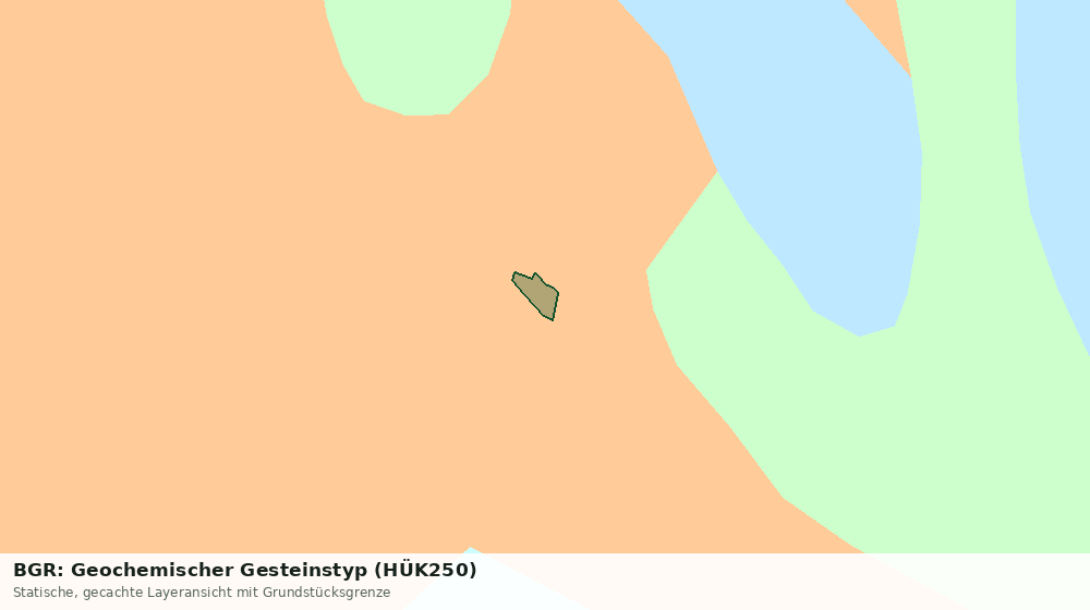 Statische Kartenansicht: BGR: Geochemischer Gesteinstyp (HÜK250)