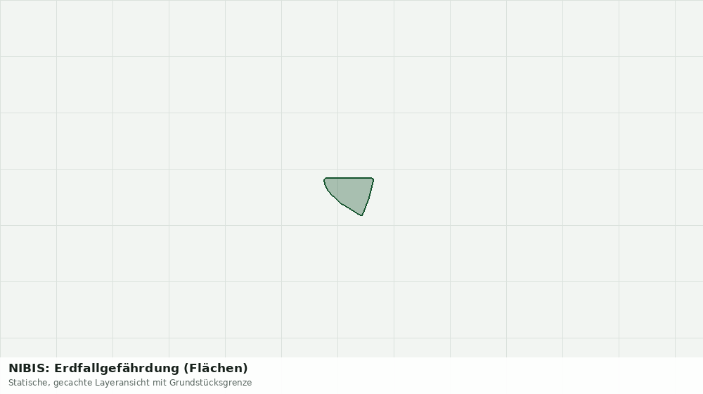 Statische Kartenansicht: NIBIS: Erdfallgefährdung (Flächen)