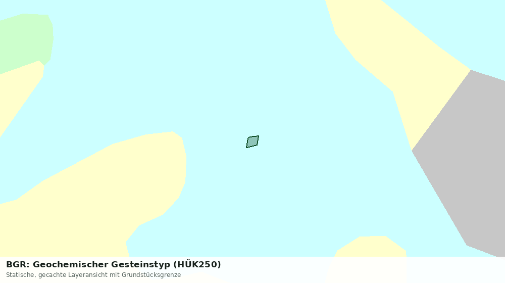 Statische Kartenansicht: BGR: Geochemischer Gesteinstyp (HÜK250)
