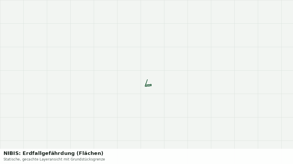 Statische Kartenansicht: NIBIS: Erdfallgefährdung (Flächen)
