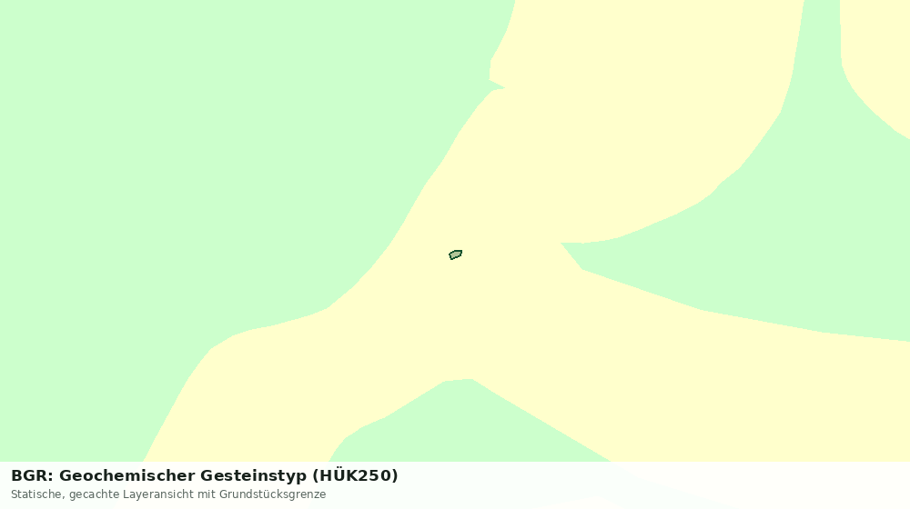 Statische Kartenansicht: BGR: Geochemischer Gesteinstyp (HÜK250)
