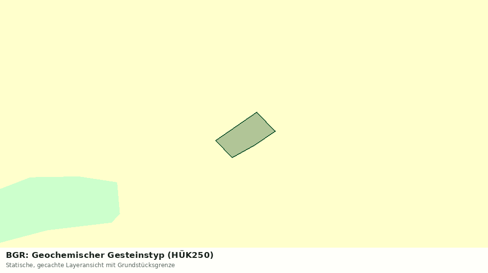 Statische Kartenansicht: BGR: Geochemischer Gesteinstyp (HÜK250)