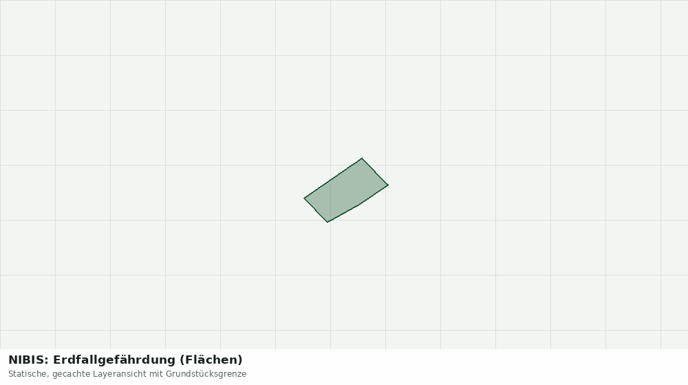 Statische Kartenansicht: NIBIS: Erdfallgefährdung (Flächen)