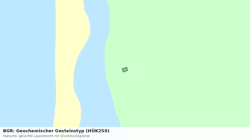 Statische Kartenansicht: BGR: Geochemischer Gesteinstyp (HÜK250)
