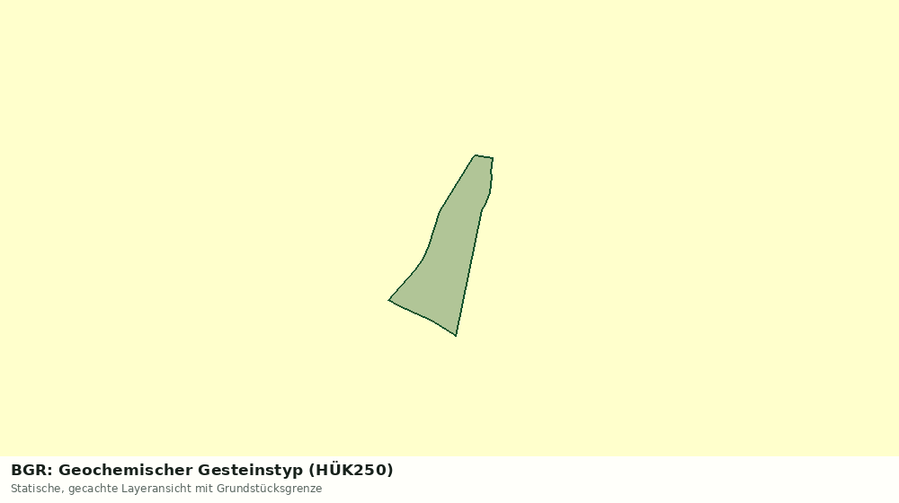 Statische Kartenansicht: BGR: Geochemischer Gesteinstyp (HÜK250)