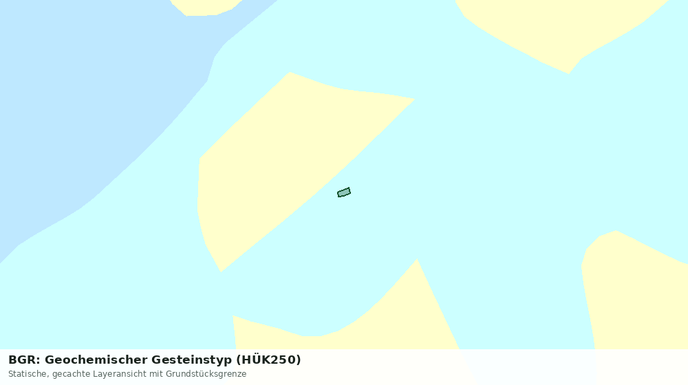 Statische Kartenansicht: BGR: Geochemischer Gesteinstyp (HÜK250)