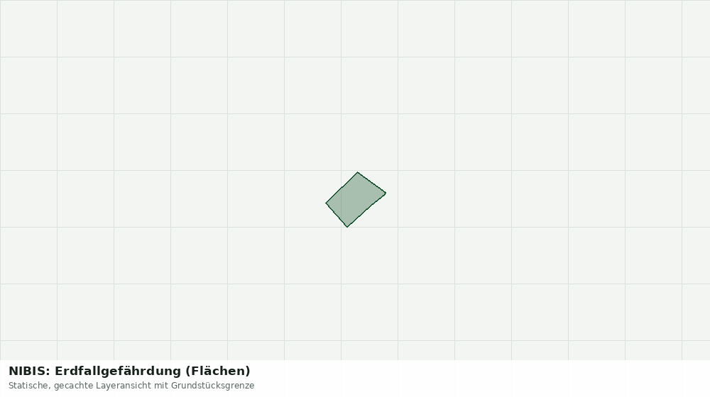 Statische Kartenansicht: NIBIS: Erdfallgefährdung (Flächen)