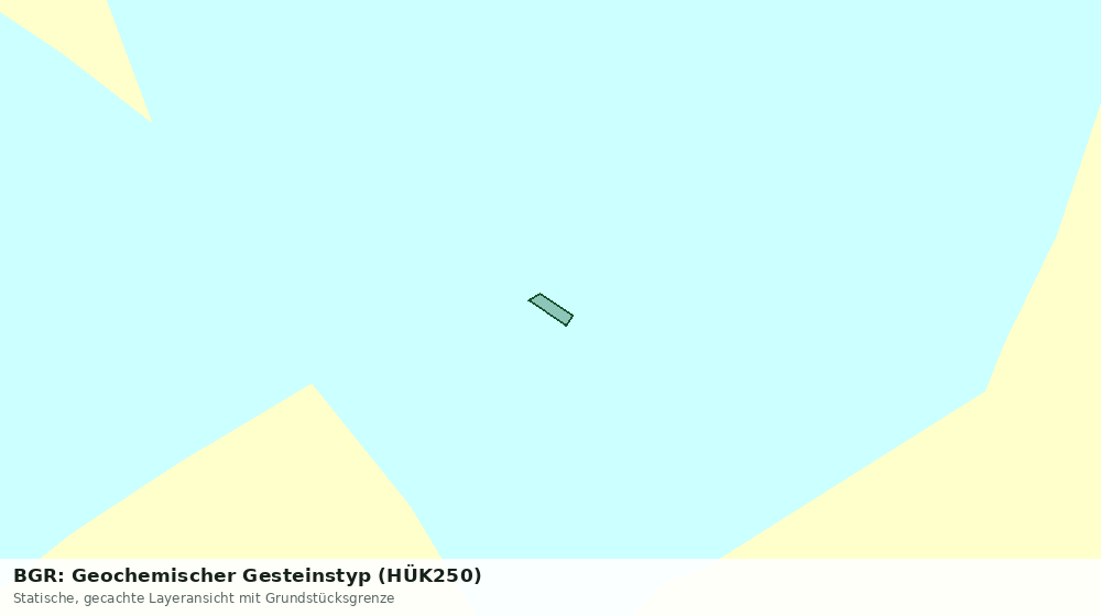 Statische Kartenansicht: BGR: Geochemischer Gesteinstyp (HÜK250)
