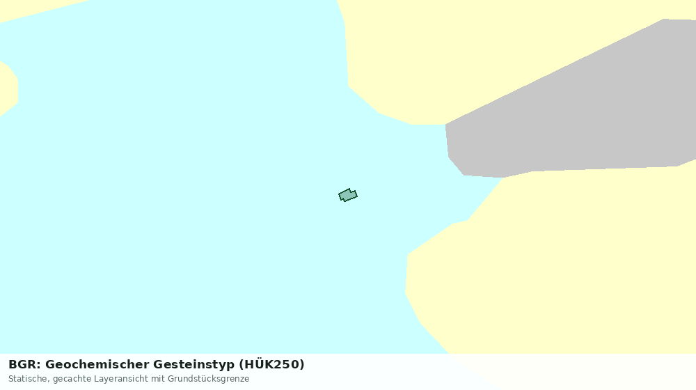 Statische Kartenansicht: BGR: Geochemischer Gesteinstyp (HÜK250)