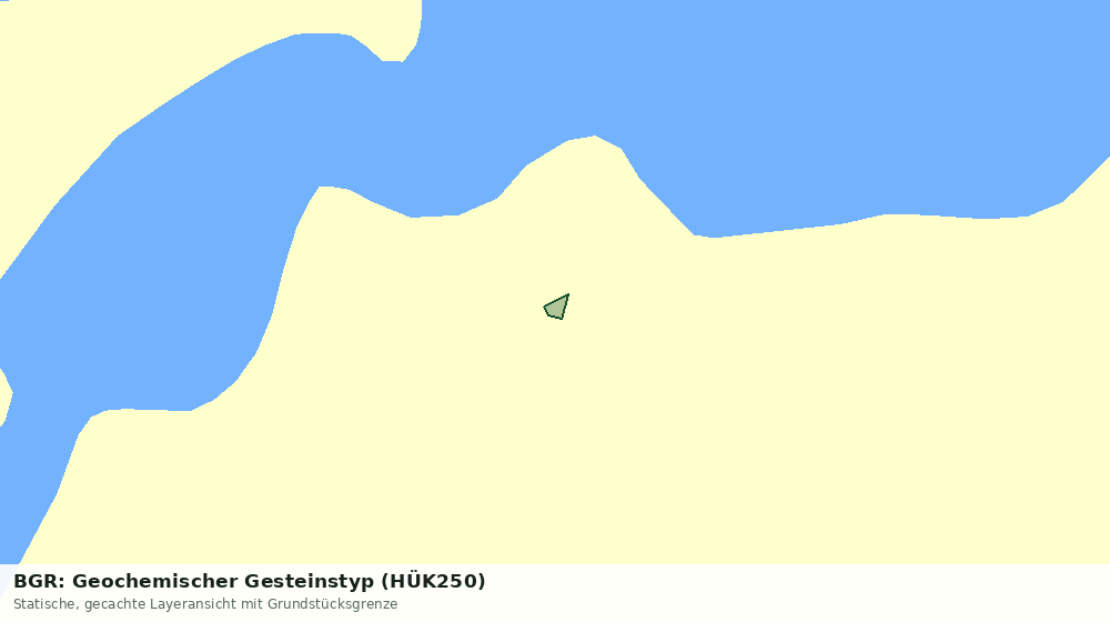 Statische Kartenansicht: BGR: Geochemischer Gesteinstyp (HÜK250)