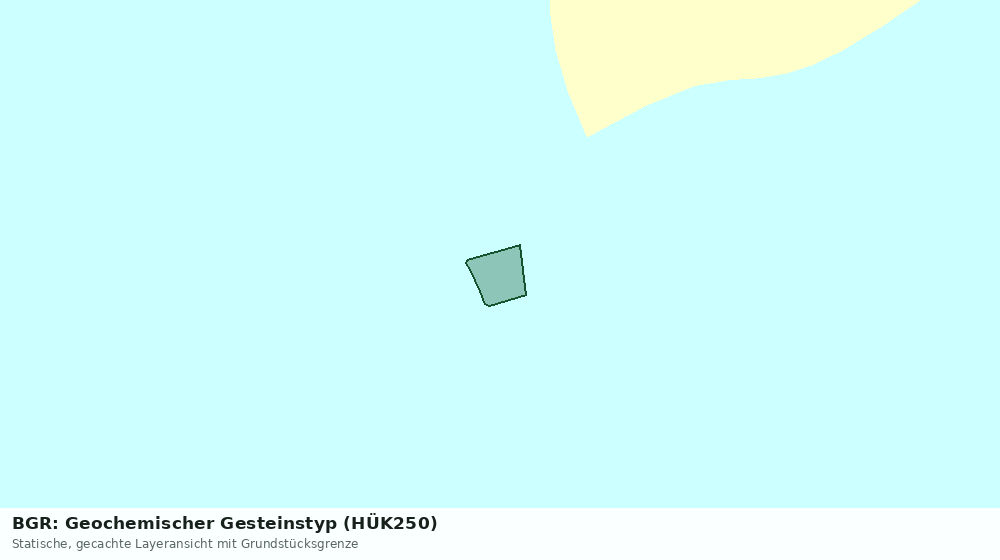 Statische Kartenansicht: BGR: Geochemischer Gesteinstyp (HÜK250)