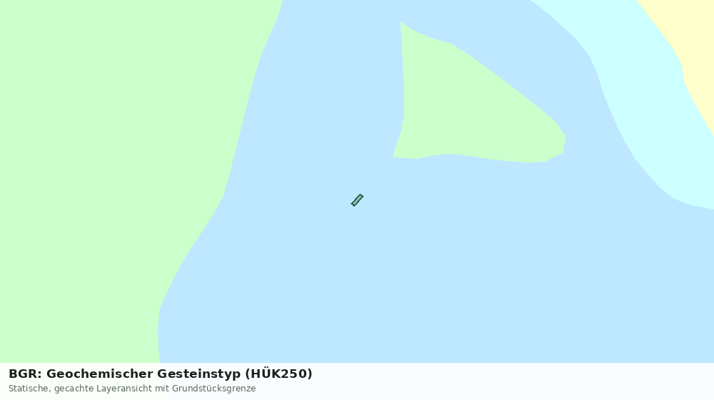 Statische Kartenansicht: BGR: Geochemischer Gesteinstyp (HÜK250)