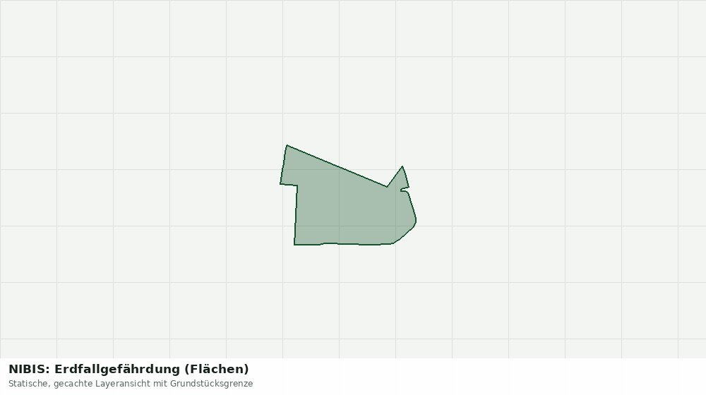 Statische Kartenansicht: NIBIS: Erdfallgefährdung (Flächen)