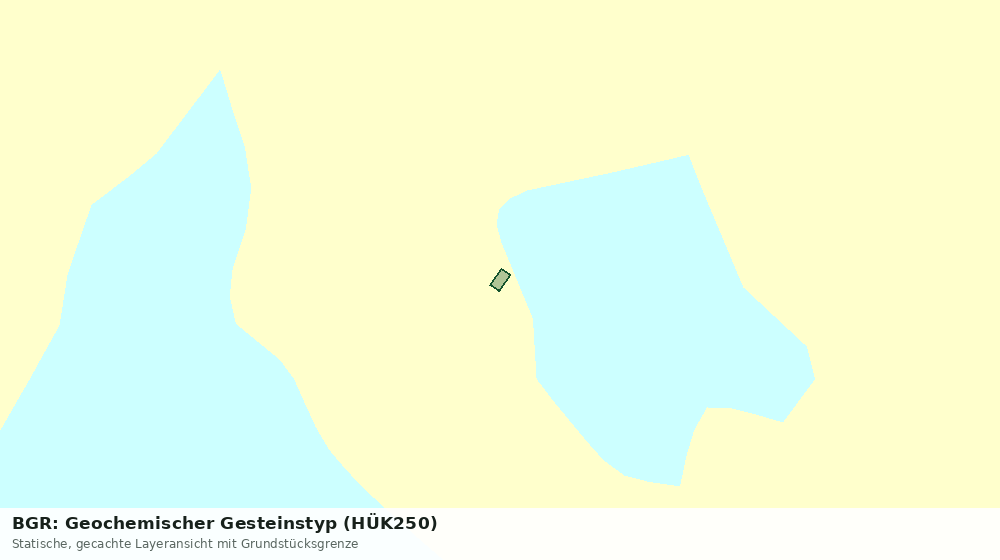 Statische Kartenansicht: BGR: Geochemischer Gesteinstyp (HÜK250)